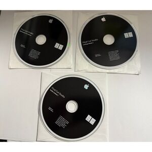 Apple - Final‎ Cut Studio Audio Livetype 2.0 DVD Pro Content Discs Year 2007